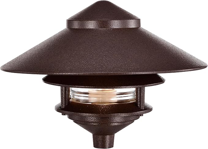 Nuvo Lighting SF76/635 Transitional One Light Post Mount in Bronze/Dark finish