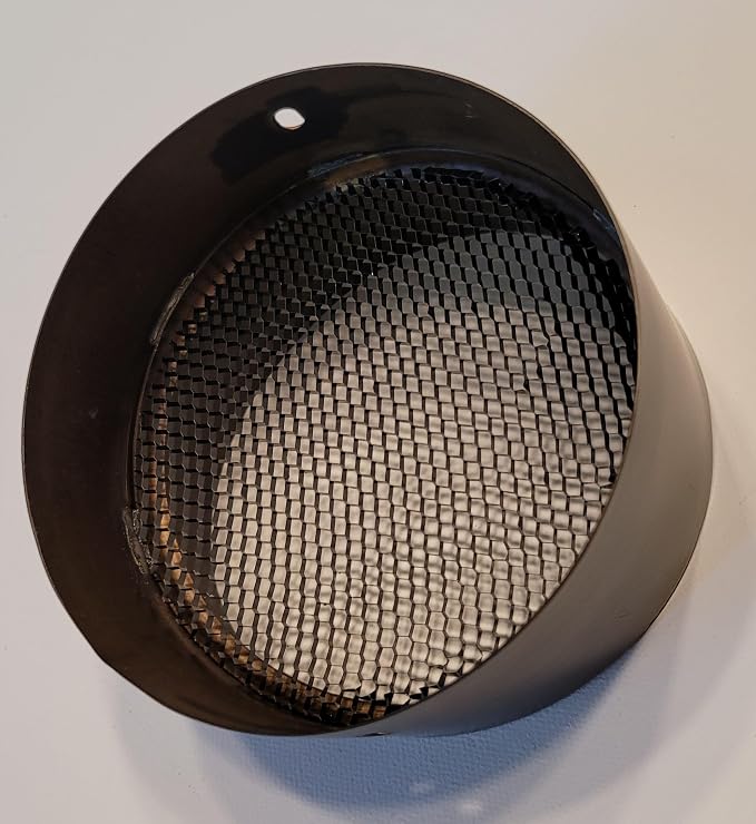 Black Aluminum Honeycomb Lighting Louver for PAR20 | PAR30 | and Some PAR38 Bulbs (2 Pack)