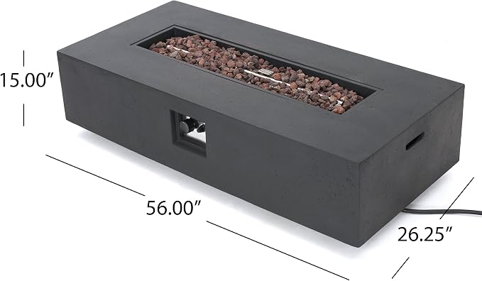 Coral Bay Outdoor Grey Aluminum 5 Piece Loveseat Chat Set with Fire Table (Dark Grey)