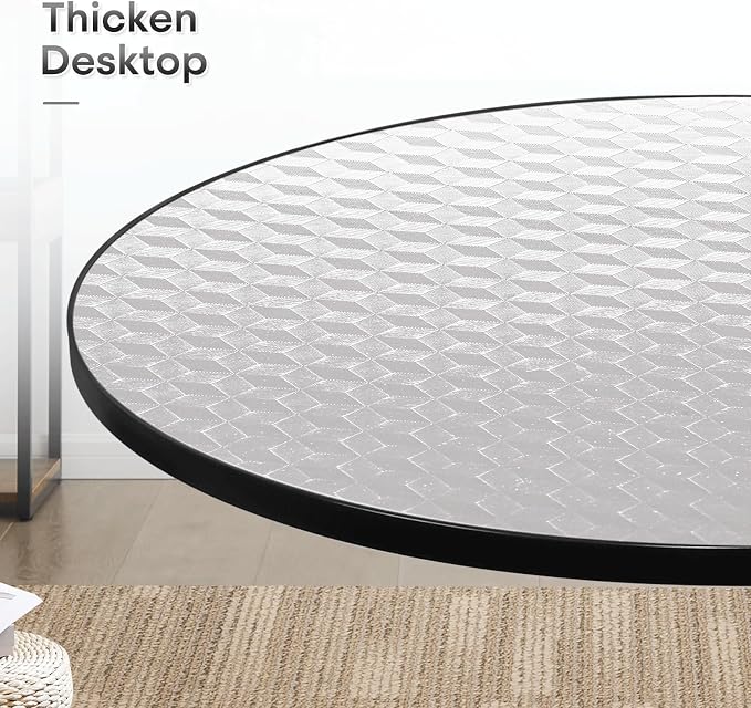 Athena Collection Bar Table Modern Round Cocktail Table Height Adjustable, Tall Bistro Pub Table with Sturdy Base, Suitable for Home, Kitchen, Pub, Restaurant, Silver