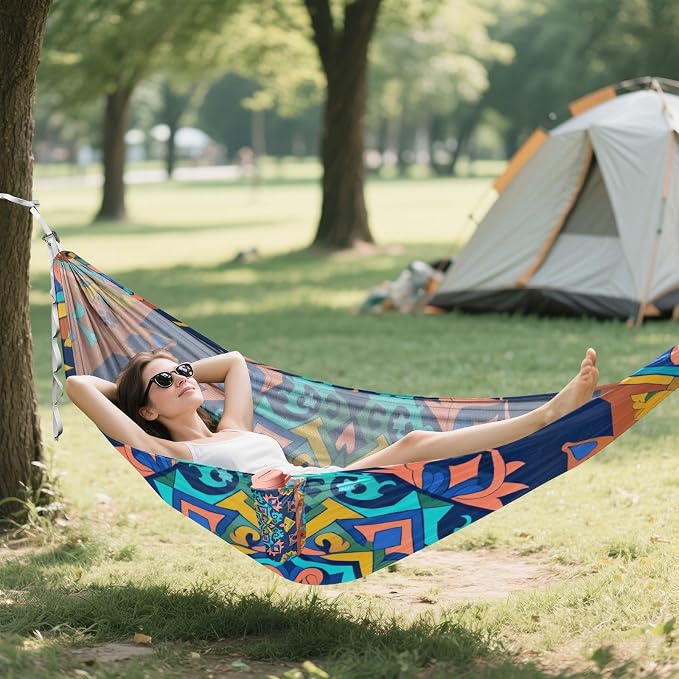 Ornate Pet Camping Hammock Fabric for Outside Patio Garden