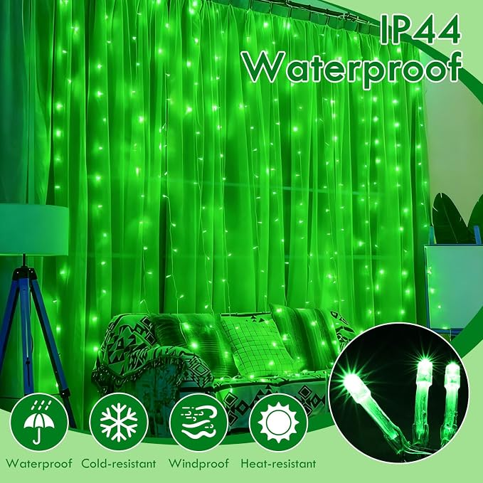 88FT 240LED Extra-Long Connectable String Lights Indoor Outdoor Clear Wire, Green Christmas String Lights, Plug in Twinkle Fairy Light with Timer for Wedding Patio Tree Yard Christmas Decorations