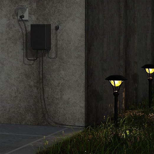 Malibu Power Pack 200watt Low-Voltage Weatherproof Transformer with Photo Sensor for Low-Voltage Landscape Lighting