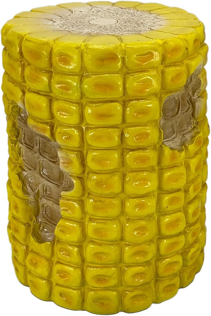 Galt International 17" Yellow Corn Stool Side Table Home Decor Plant Stand Garden Indoor Outdoor Decorations