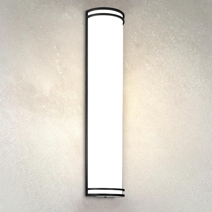ASD 36 Inch LED Outdoor Sconce Lights - 30W 120-277V 3000K 4000K 5000K Black Exterior Lighting Fixtures, Dimmable Exterior Lights for House, Modern Patio Wall Light Fixture ETL