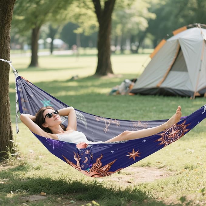Celestial and Pet Camping Hammock Fabric for Outside Patio Garden