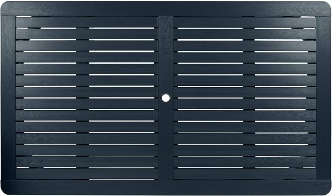 Highwood AD-DTB47-FBE Lehigh and Weatherly Rectangular Dining Height Dining Table, 42 x 72, Federal Blue