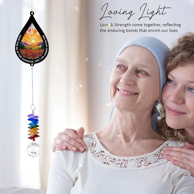 Suncatcher Look for Me in The Sunshine - Sympathy Gift for Loss of Loved One - Grief Gifts - Heaven Funeral Keepsake - Gift for Women Daughter Friend Sister