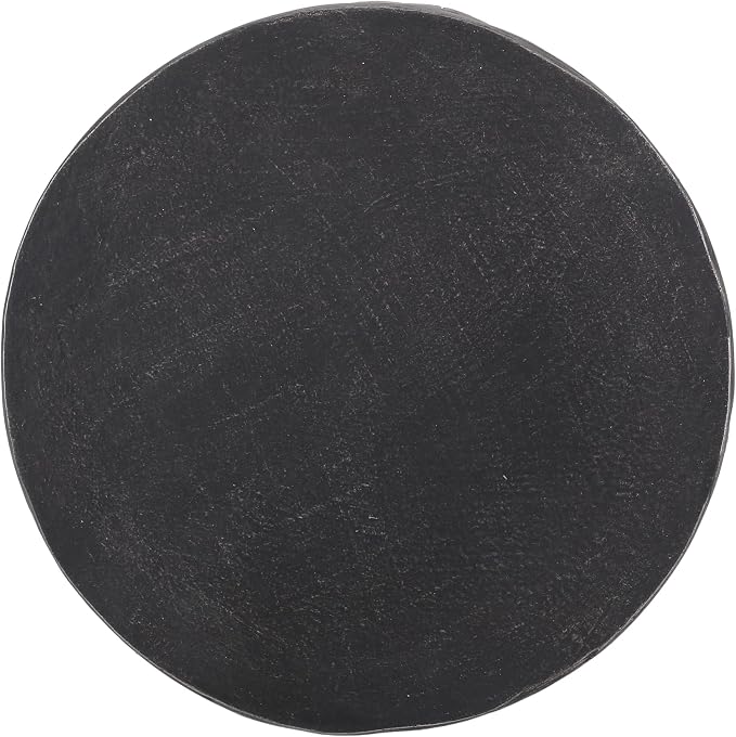 Small MGO Round Coffee Table, Retro Concrete Round Side End Table, Coffee Table for Living Room Garden Stool Decorative Furniture for Apartment Home Patio Outdoor Copper