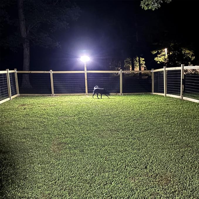 MDCMDCM Solar Lights Outdoor Waterproof Motion Sensor - 3000 Lumens 5-Head Adjustable Solar Flood Light, IP65 Waterproof Solar Security Light for Yard, Garage, Driveway, Garden(with Stakes, 3)