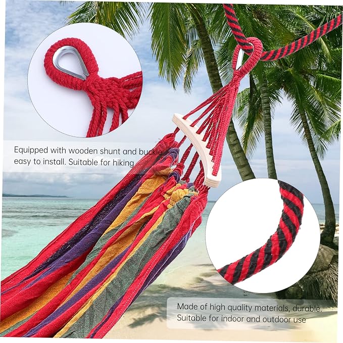 Outdoor Travel Hammock Camping Hiking Swing Hanging Portable Hammock for Family