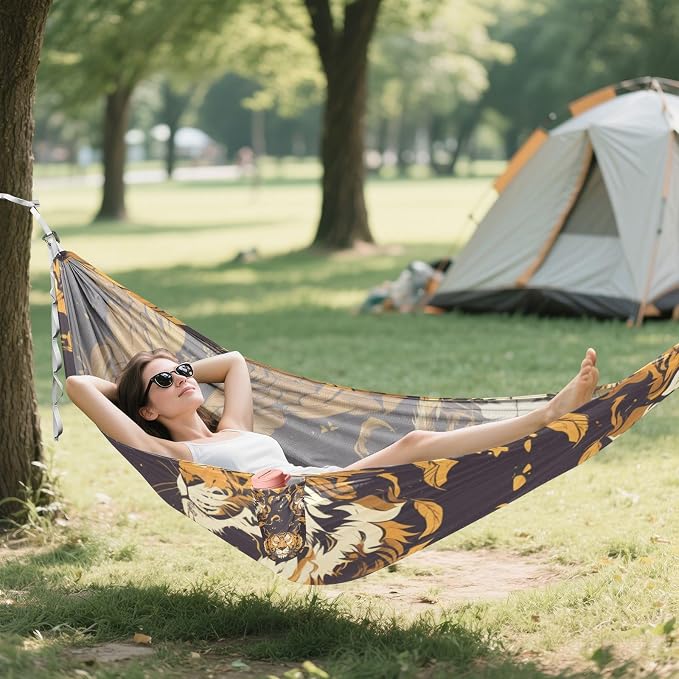Glided Beasts Camping Hammock Fabric for Outside Patio Garden