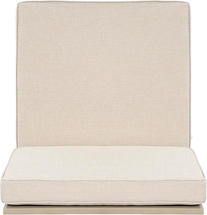 Christopher Knight Home Alex Acacia Wood Outdoor Patio Furniture Set for 6, Patio Sofa Set with Cushions, Patio Conversation Set with Sectional Sofa+Club Chairs and Coffee Table, Light White+Sand