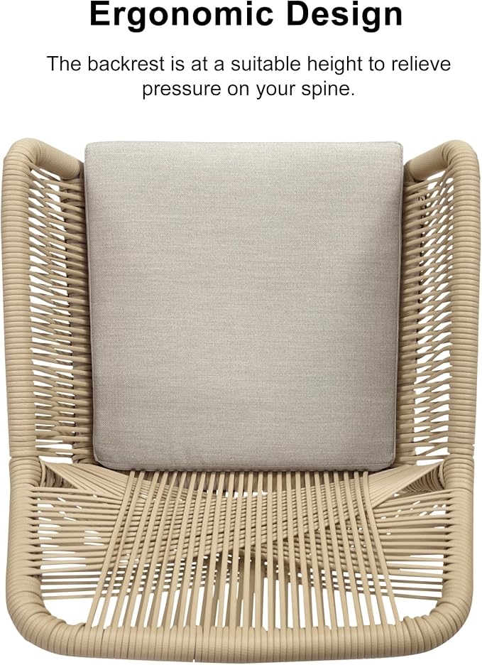 PURPLE LEAF 9 Pieces Outdoor Dining Set All-Weather PE Rattan Outdoor Patio Furniture Set with All Aluminum Frame Rectangular Table and Chairs Set for Lawn Garden Backyard Deck, Teak