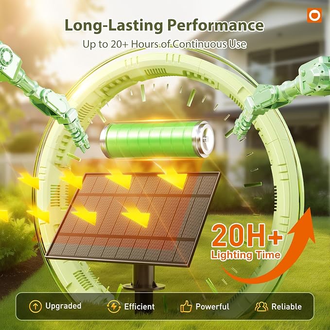 addlon 54(48+6)FT Solar String Lights Waterproof, with Remote& USB 24+2 LED | Shatterproof Bulbs Patio Lights Solar Powered, 3 Lighting Modes, Outdoor Lights for Camping Backyard Garden