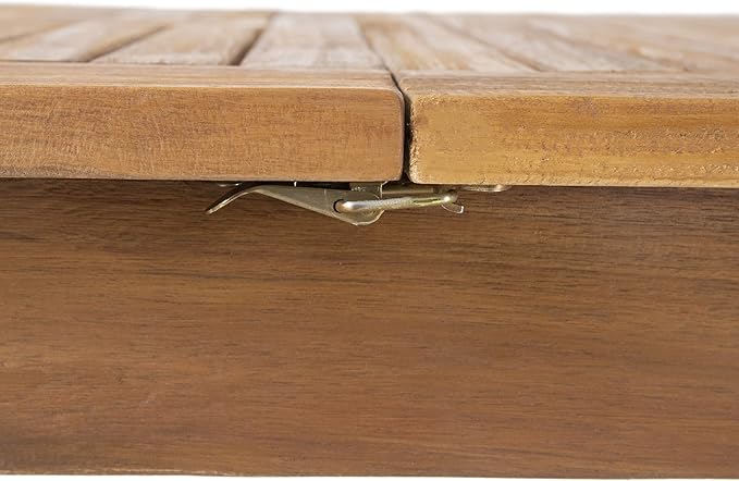 Christopher Knight Home Eric Outdoor Expandable Acacia Wood Dining Table, Natural Finish