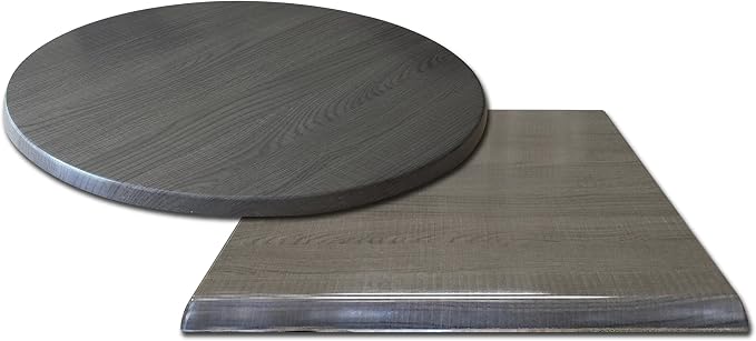 30" Diameter Charcoal, Indoor/Outdoor All-Season Endurotop Table Top by The Holland Bar Stool Co.