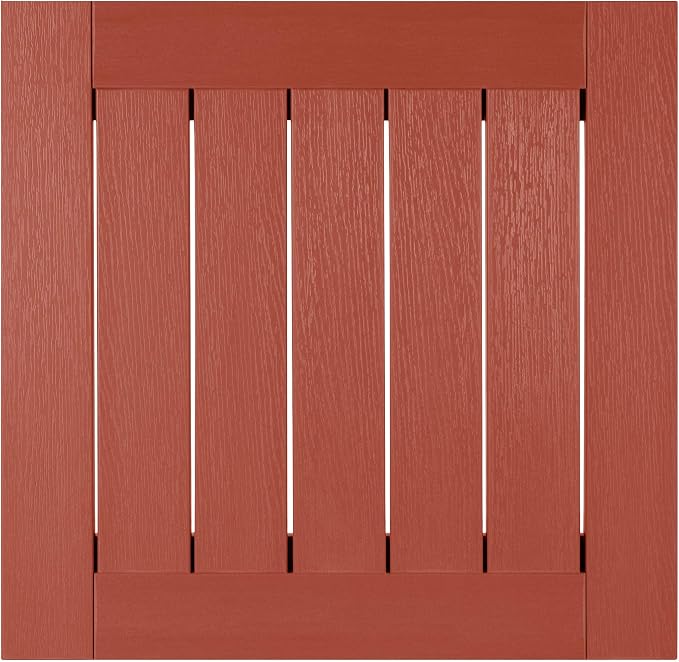 highwood AD-DSST1-RED Adirondack Side Table, Rustic Red