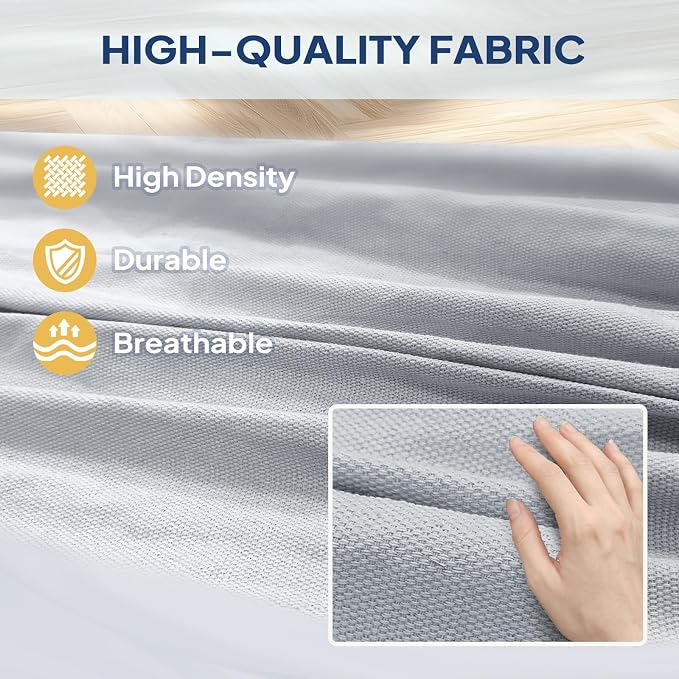 ANYOO Cotton Hammock Portable Camping Hammocks for Hanging Sturdy Garden Comfortable Fabric Hammock with Tree Straps Up to 660lbs with Travel Bag for Camping Outdoor/Indoor Patio Backyard