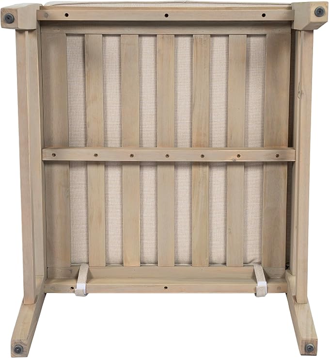 Christopher Knight Home Andy Acacia Wood Outdoor Patio Furniture Set for 8, Patio Sofa Set with Cushions, 8-Seater Patio Conversation Set with Sofas, Club Chairs and Coffee Table, Light White+Sand