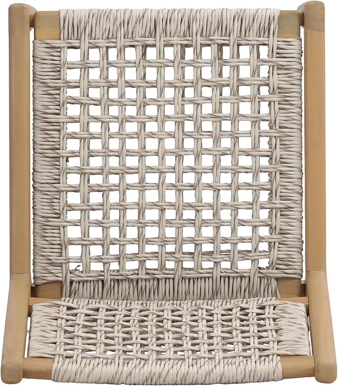 Christopher Knight Home Chuse Acacia Wood Dining Table Set for 6, Solid Wood Outdoor Dining Set for 6, 7 Piece Oval Patio Dining Table and Chair Set with Wicker Seat & Back, Light Gray + Light Teak