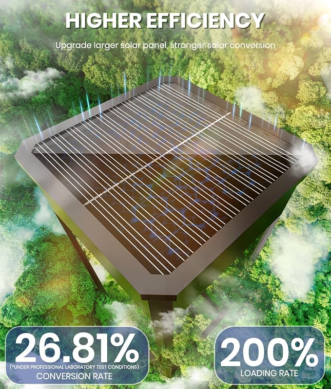 NEWMESSI 8 Pack Bright Solar Pathway Lights, IP65 Waterproof Outdoor Garden Path Lights, Solar Powered for Yard, Lawn, Walkway, Driveway Landscape Lighting (Cool White)