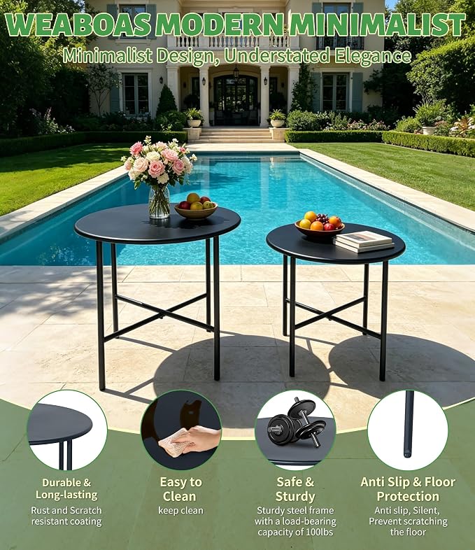 5-Piece Outdoor Patio Furniture Set, Wicker Sofa and Chairs with Cushions, PE Rattan All-Weather Conversation Set with Coffee Table for Backyard, Patio, Poolside, Garden, Deck Natural Wood