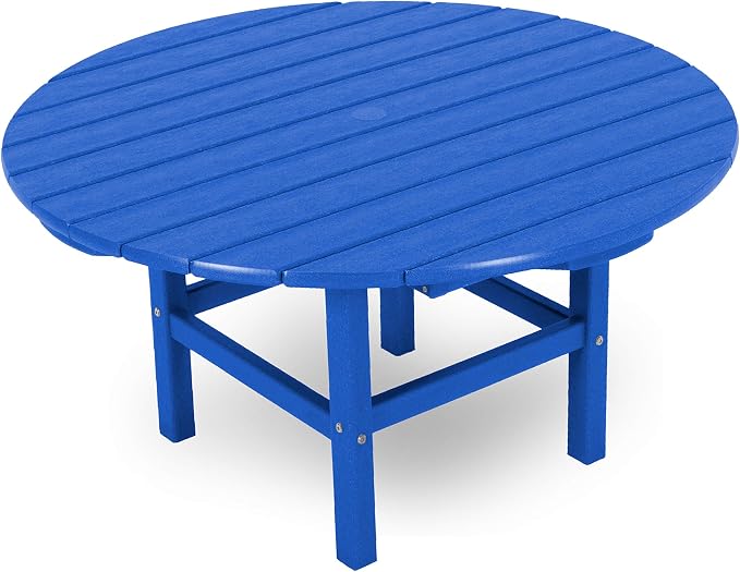 Ivy Terrace™ Round 37" Conversation Table in Pacific Blue