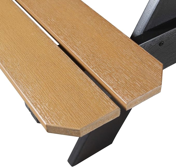 Highwood Professional Commercial Grade National Picnic Table, Saddle