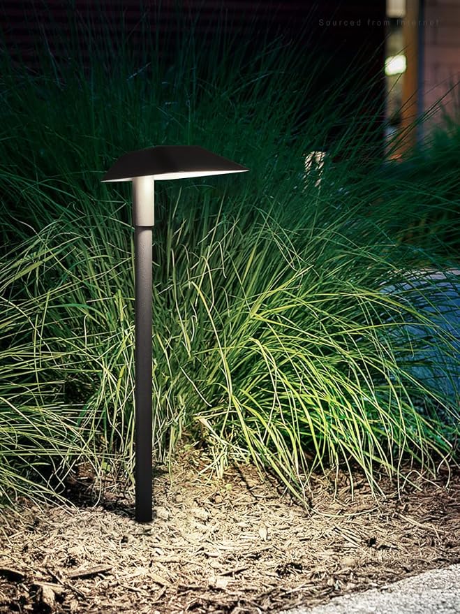 LEONLITE 12-Pack Anti-Glare Low Voltage Pathway Lights, 12-24V AC/DC, 5000K | 5W LED Landscape Path Lights, Aluminum, IP65 Waterproof for Yard Walkway, Daylight, ETL