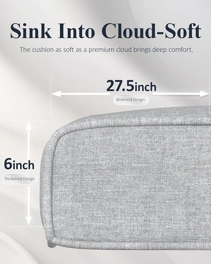 LayinSun 5-Piece Wicker Rattan Patio Furniture Set, Deep Seating Outdoor Modular Sectional Sofa Conversation Set with Thick Cushions for Lawn, Garden