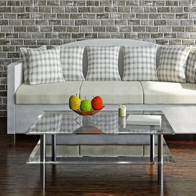 Dulles Glass 24X48 inch Rectangular Glass Table Top - Tempered - 1/2" Thick Glass Surface, Safe Beveled Edge, Radius Corners, Multipurpose for Dining Table, Patio, Coffee and End Table