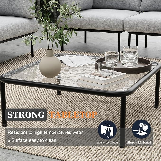 11 Piece Modern Outdoor Rope Wicker Sectional Patio L-Shaped Conversation Sofa Set Deep Seating with Thick Cushions