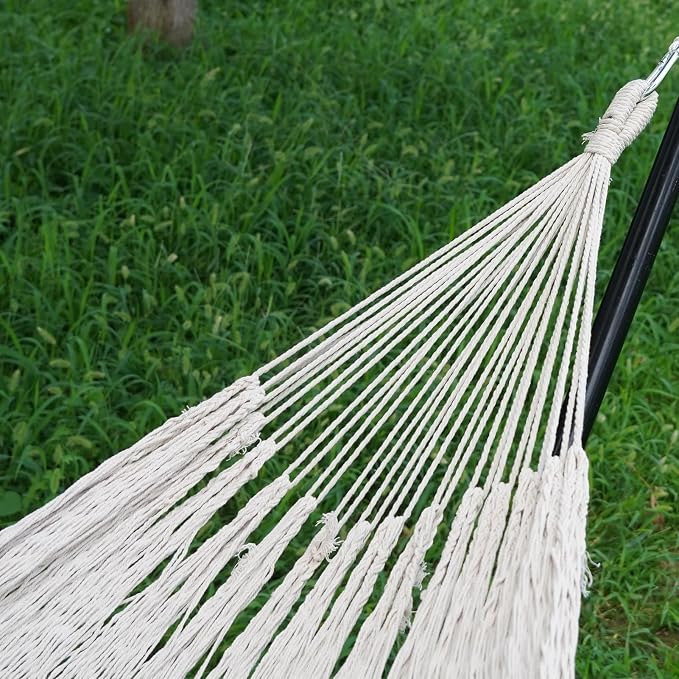 Handwoven Mayan Hammock with 2 Tree Swing Hanging Straps Hammock Rope