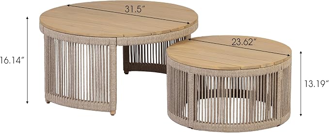 Christopher Knight Home Dalba 4-Seater Patio Furniture Set with Removable Cushion, 5 Piece Outdoor Acacia Wood Conversation Set, Wooden Outdoor Sectional Sofa Set, Beige+Light Teak