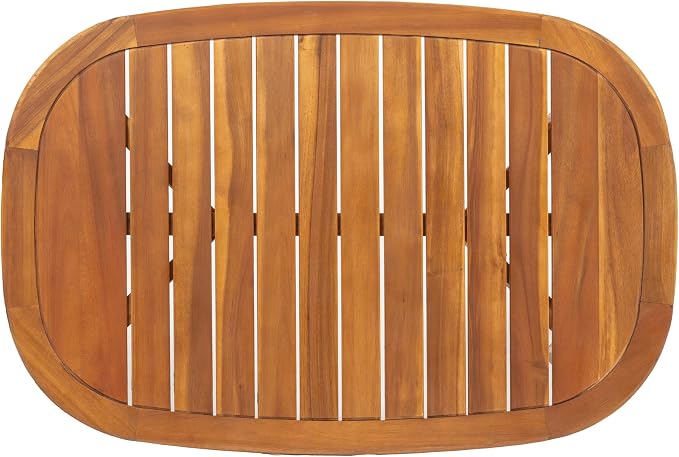 Christopher Knight Home Willy Acacia Wood Patio Furniture Set with Water-Repellent Cushion, 4 Piece Outdoor Acacia Wood Conversation Set, Outdoor Sectional Sofa Set with Coffee Table, Beige+Teak