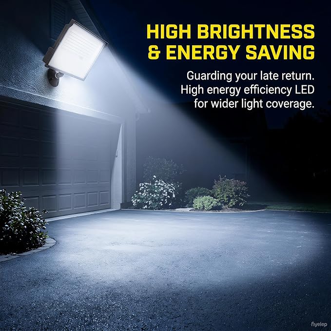 Dusk to Dawn 240W Outdoor LED Flood Light with 1/2" Knuckle Mount (Plate Included), 5000K 33600LM 100-277V, ETL Waterproof LED Security Flood Lighting for Sign/Flagpole/Tree/Yards/Advertising Boards