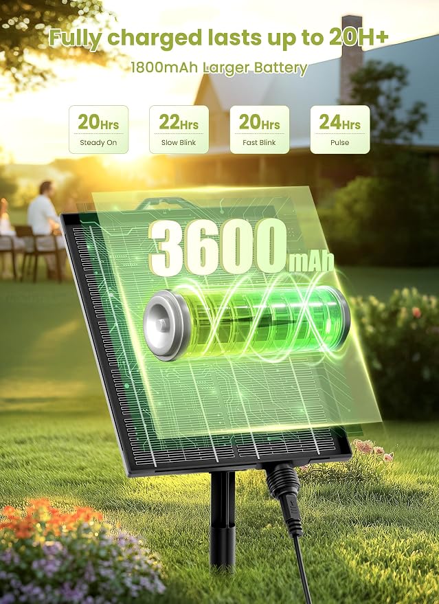 Brightown 106FT Solar String Lights Outdoor, IP65 Waterproof, Remote, Timer | Patio Lights with 33 LED Shatterproof Bulbs, 3 Light Modes, Dimmable, Outside Light for Backyard Porch Yard Party Xmas Decor