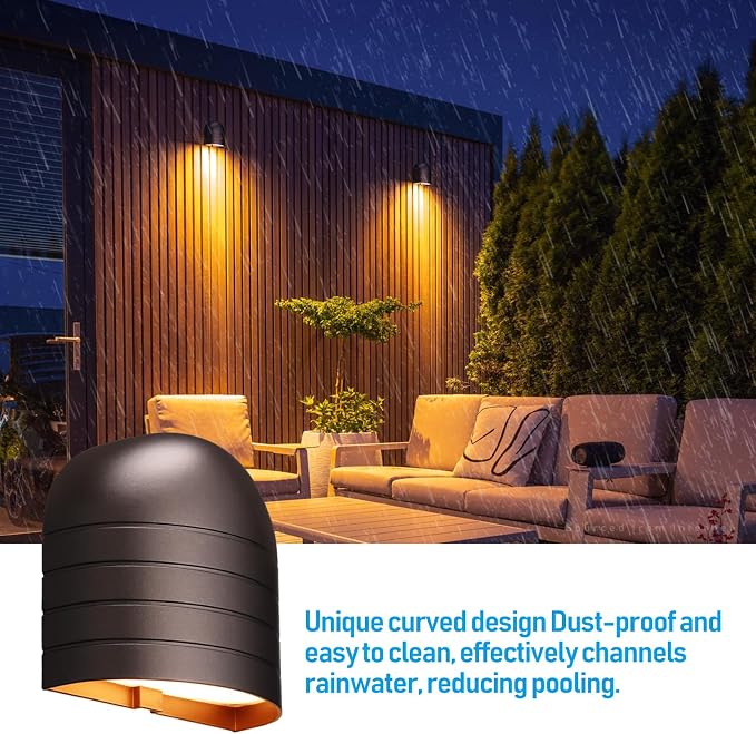 LEONLITE 12-Pack 5CCT Low Voltage LED Deck Lights, 250LM Ultra Bright | 1800K/2700K/3000K/4000K/5000K, CRI90, 12-24V AC/DC, Anti Glare Step Railing Light, Fence Down Light, IP65, Oil Rubbed Bronze