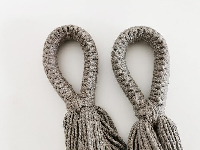 Traditional Mayan Hammock - Hammock Made with Thick Cotton Thread (Gray, Large)