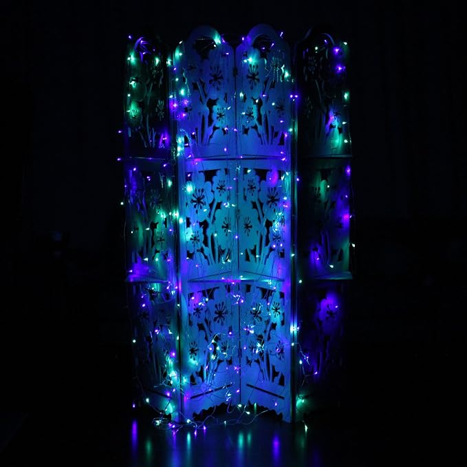ZOIC 500 LED Christmas Fairy String Lights for Wedding Party Patio Holiday Decoration 100 Meters (328 feet) 8 Modes Memory Function 29V (Multi-Color)