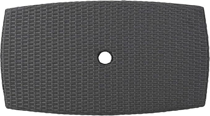 Christopher Knight Home Banta Outdoor Wicker Side Table (Grey)