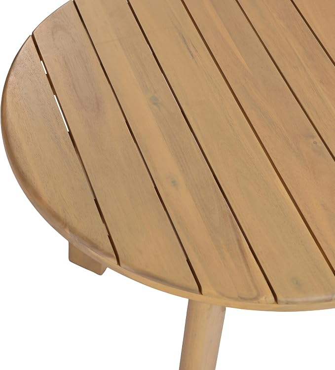 Christopher Knight Home Lisa 7 Piece Dining Table Set For 6, Outdoor Dining Set With Oval Patio Table And Armless Chairs, Acacia Wood Dining Chairs Set With Rope-Woven Backrests, Light Teak+Teak+Beige