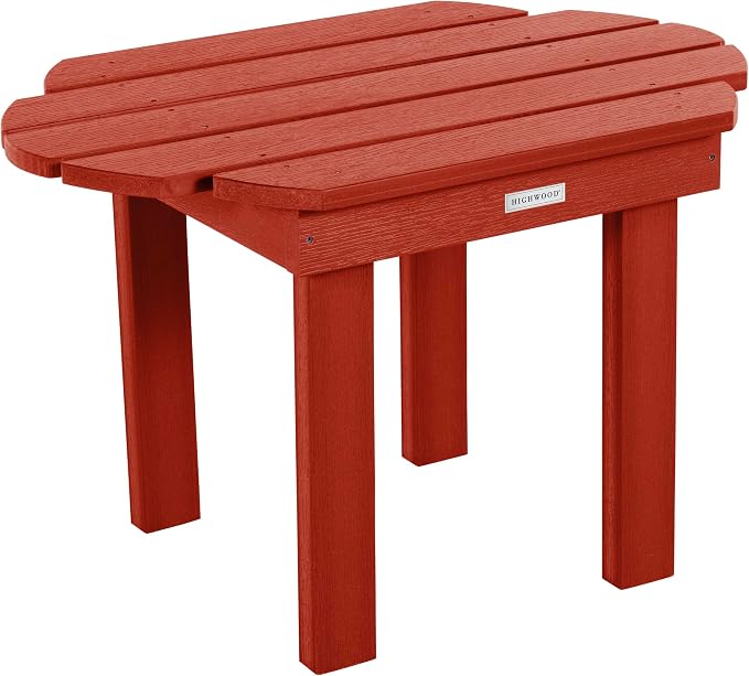Highwood Classic Westport Side Table, Rustic Red