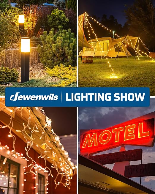DEWENWILS 60W DC Low Voltage Transformer with Timer & Photocell Sensor | 120V AC to 24V DC, Timer & Photocell Sensor, Outdoor Weatherproof for LED Lights, Spotlights, Pathway Lights