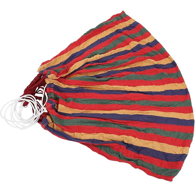 Portable Single Double Camping Hammock, Outdoor Garden Hammock, High Strength Lightweight Travel Hammock with Storage Bag for Hiking Backpacking and Backyard Relaxation (Red)