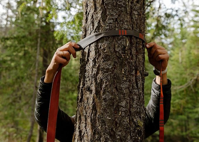 KAMMOK: Roo Double Hammock +Python 10' Bundle | Our Bestselling Hammock & Tree Friendly Straps | 100% Recycled Water Resistant Ripstop Fabric | Lifetime Adventure Grade Warranty, Pine Green