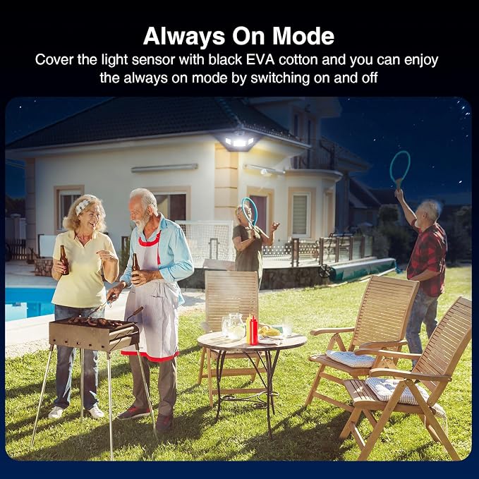 Onforu 100w Dusk to Dawn Outdoor Lighting,11000LM Led Outdoor Light from Dusk Till Dawn,Super Bright Flood Light,IP66 Waterproof Exterior Security White Light Fixture,3 Heads Photocell for Garage,Yard