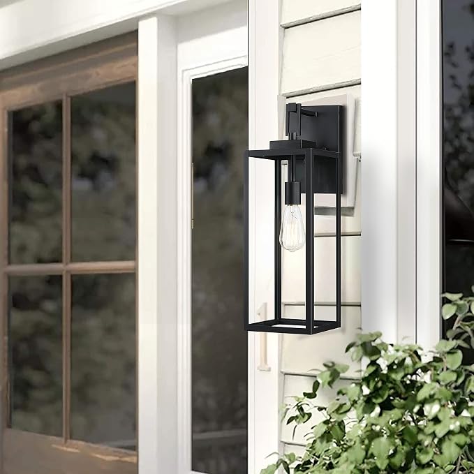 2 Pack 22" Large Size Outdoor Wall Sconce,22 Inch Outdoor Wall Lantern Light for Garage Porch Light Extra Large Exterior Light Fixture for Porch Patio