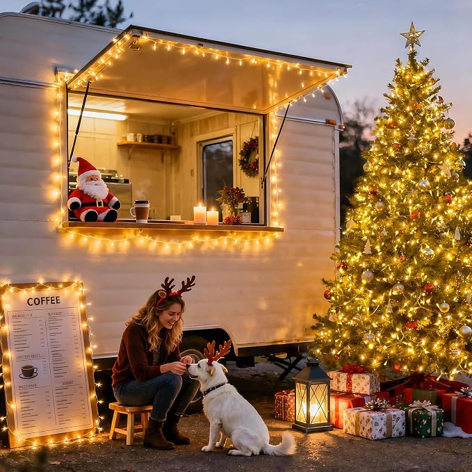 JMEXSUSS 168Ft 600 LED String Lights for Outside, Christmas Lights Outdoor | Indoor Classroom Lights Plug in for Tree Bedroom Patio Wedding Party Holiday Christmas Pergola Decor, Remote, Clear Wire
